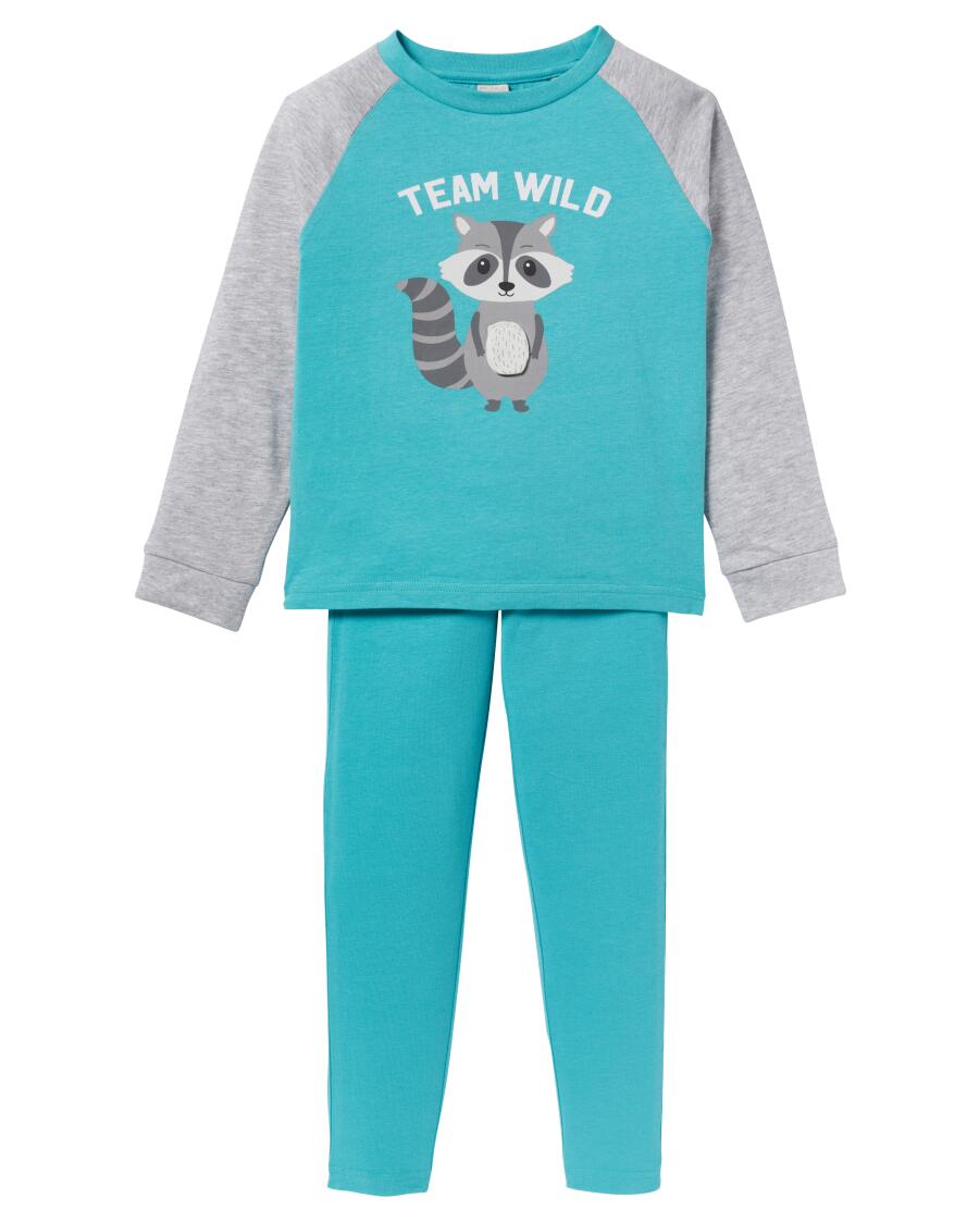 Pyjama Tier türkis