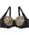 BH mit Spitze Leopardendruck