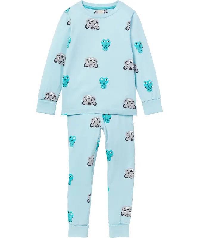Pyjama mit Allover-Print