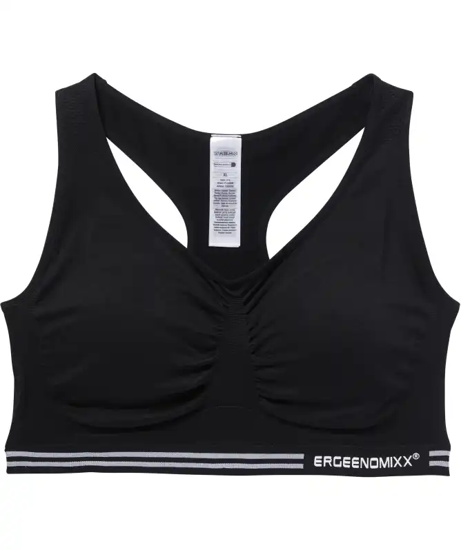 Sport-Bustier mit Ringerrücken