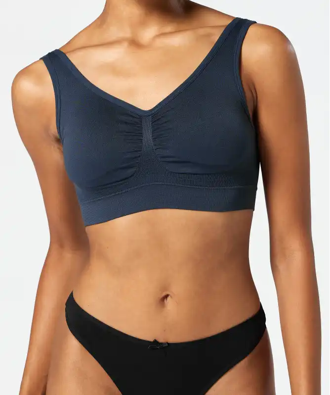 Bustier in Dunkelblau