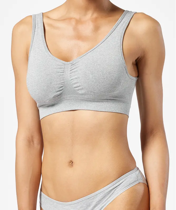 Graues Bustier