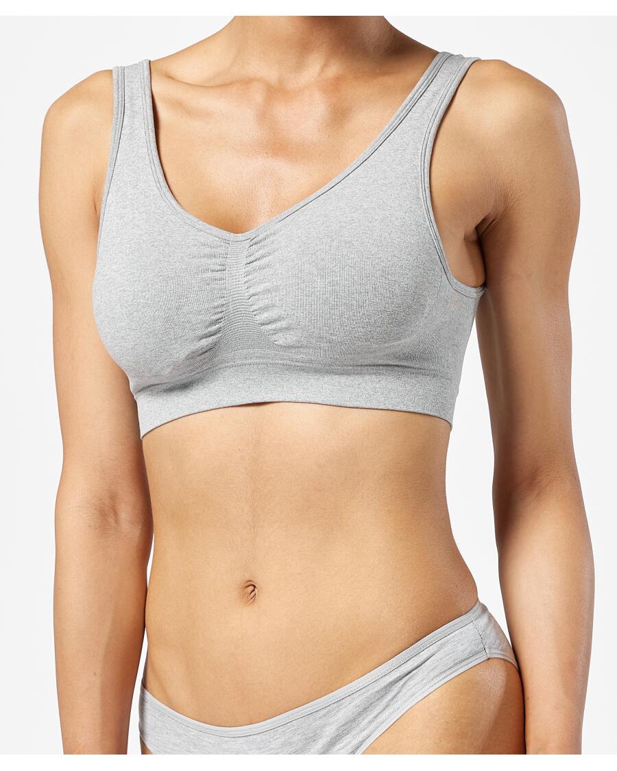 Graues Bustier grau