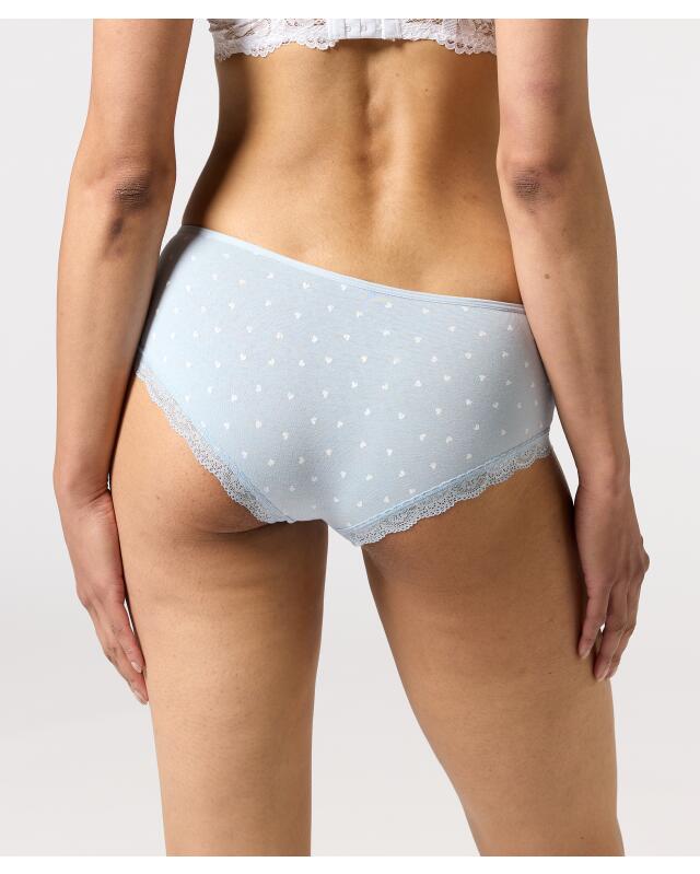Hipster briefs with lace for women, light blue (KiK Pantys mit Spitze (hellblau)) — KiK, authentic German product in Morocco