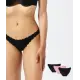 Slips mit Spitzenkanten