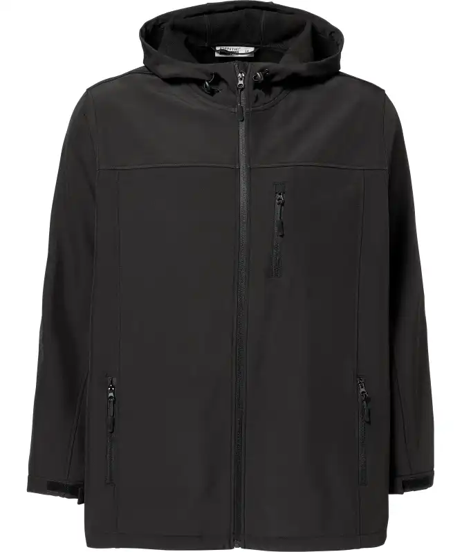 Kurtka softshell z ozdobnymi szwami