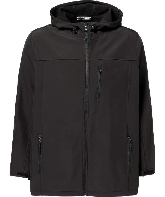 Softshelljacke mit Ziernähten