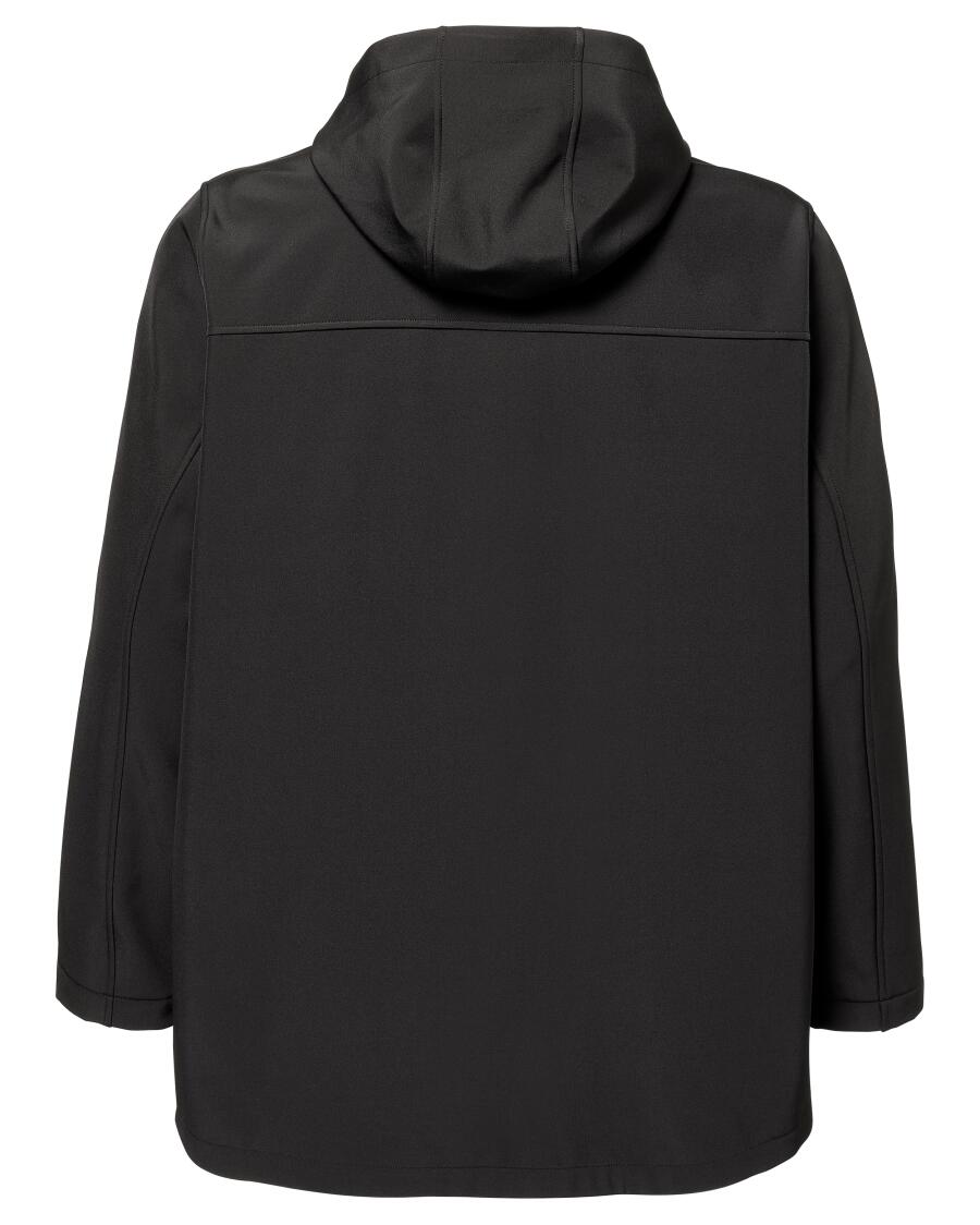 Kurtka softshell z ozdobnymi szwami Identic Plus, regulowany kaptur