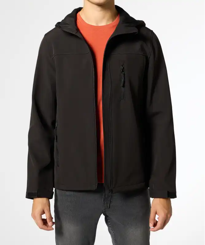 Kurtka softshell w kolorze czarnym
