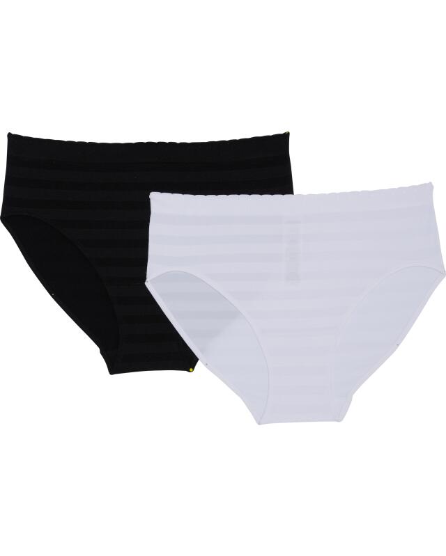Burnout-look briefs for women, white (KiK Slips in Ausbrenneroptik (weiß)) — KiK, authentic German product in Morocco