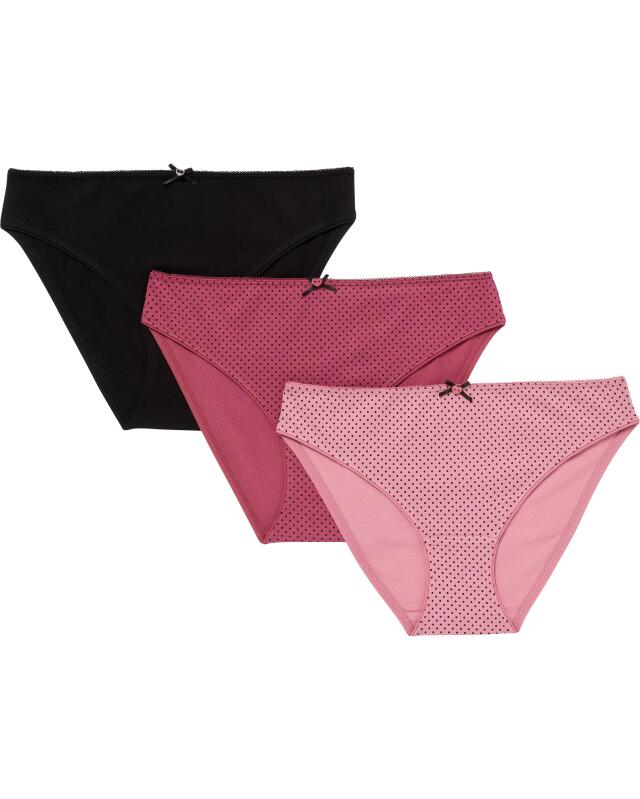 سراويل داخلية بفيونكة وإكسسوار للنساء، وردي قديم (KiK Slips mit Schleife und Accessoire (altrosa)) — KiK, منتج ألماني أصلي في المغرب