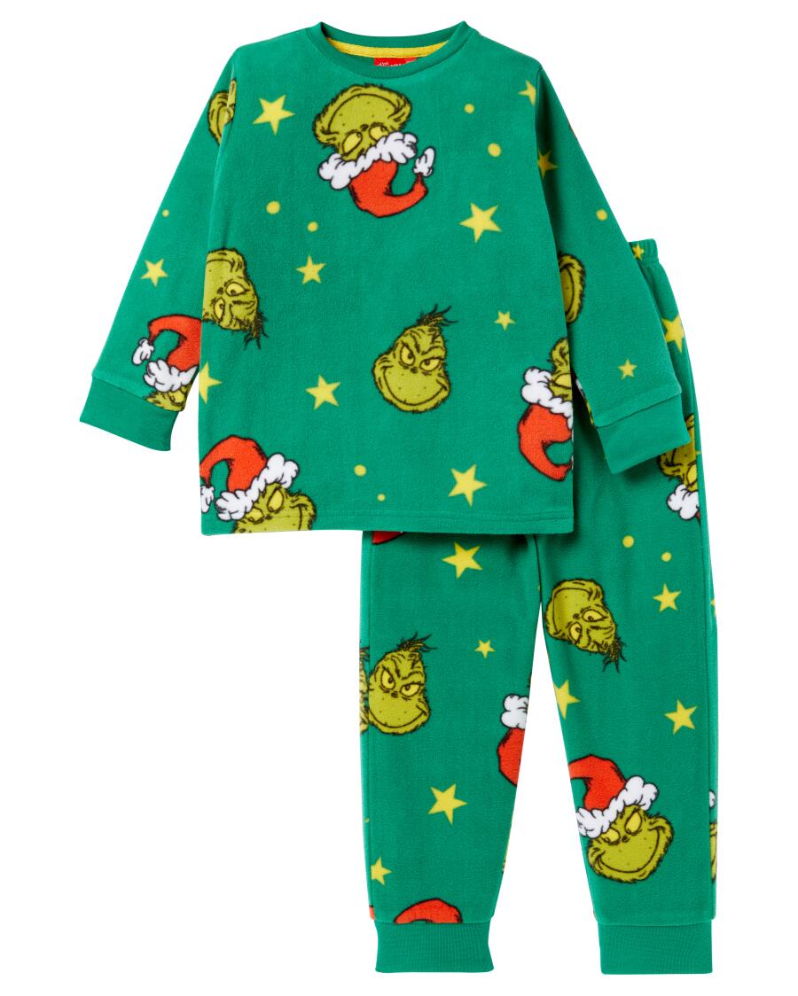 The Grinch Fleece-Pyjama grün