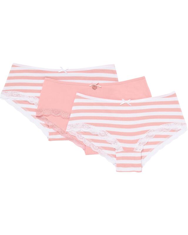 Shortys femme, rose rayé (KiK Pantys (rose getreift)) — KiK, produit allemand authentique au Maroc