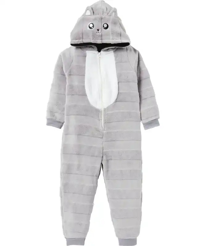 Fleece pak met capuchon