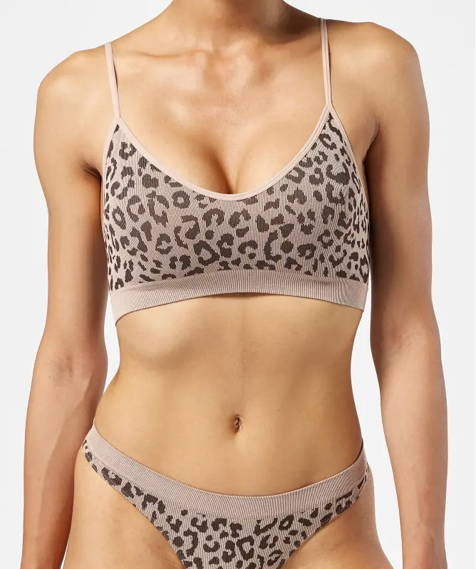 Bustier Luipaard