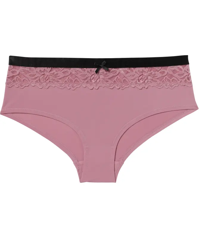 Panty aus glänzendem Stoff