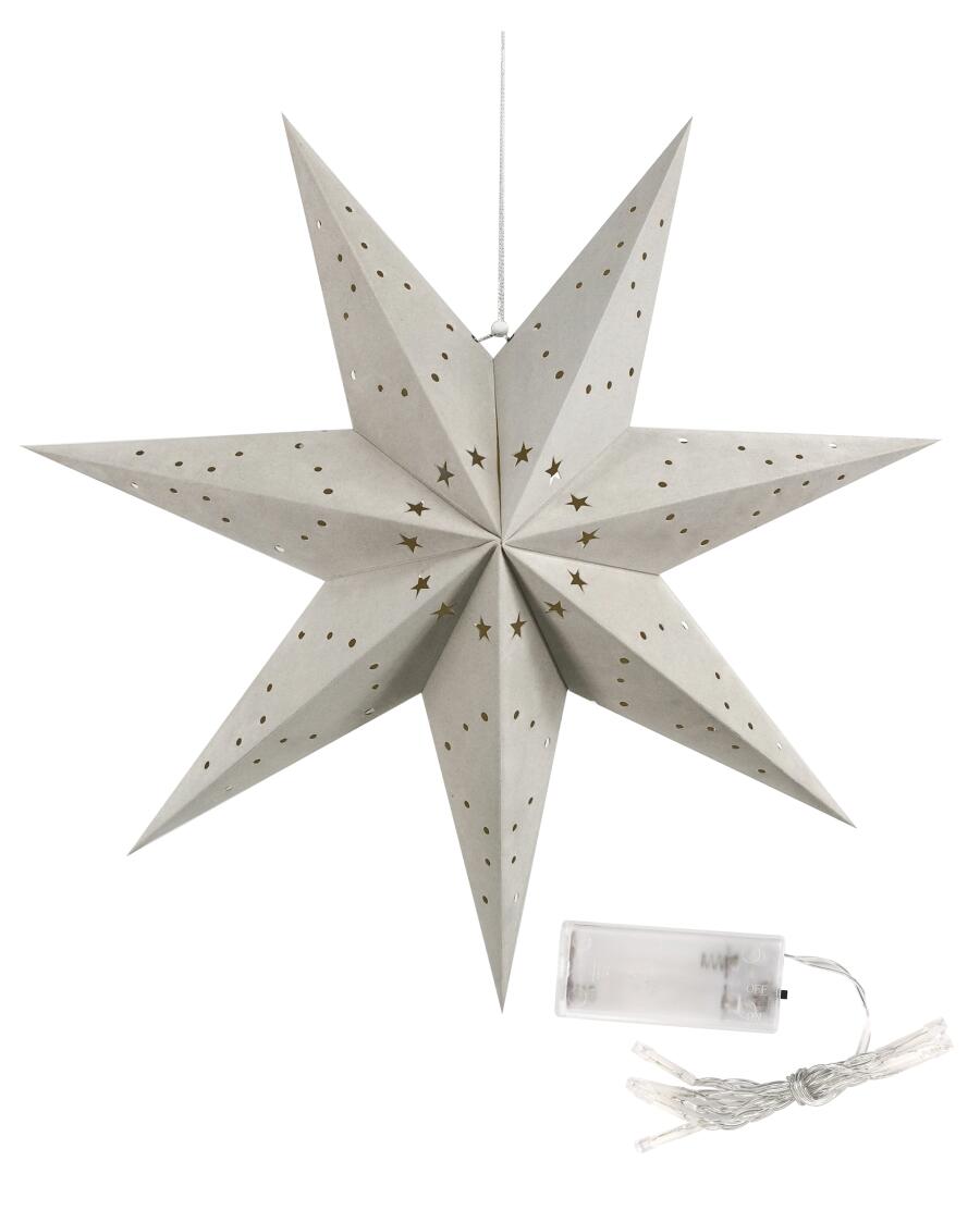 Aksamitna gwiazda LED ok. 60 cm