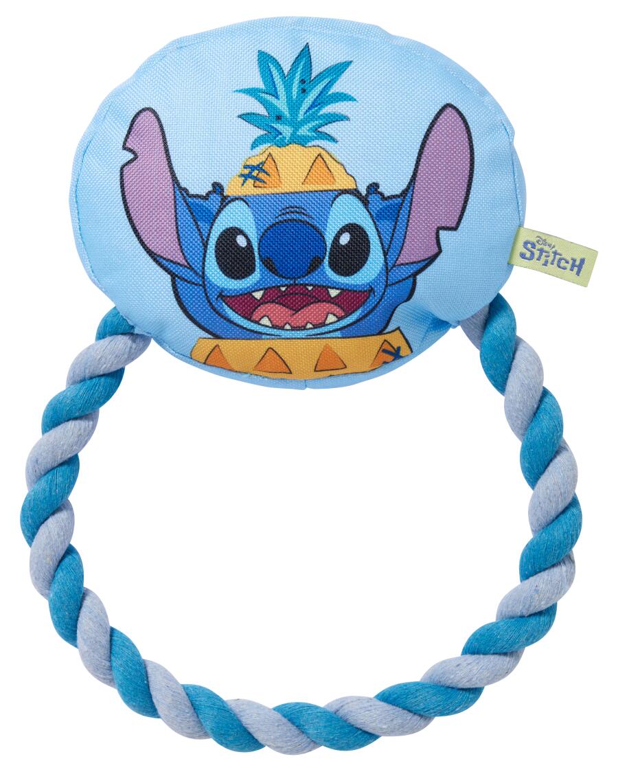 Stitch Hundespielzeug blau