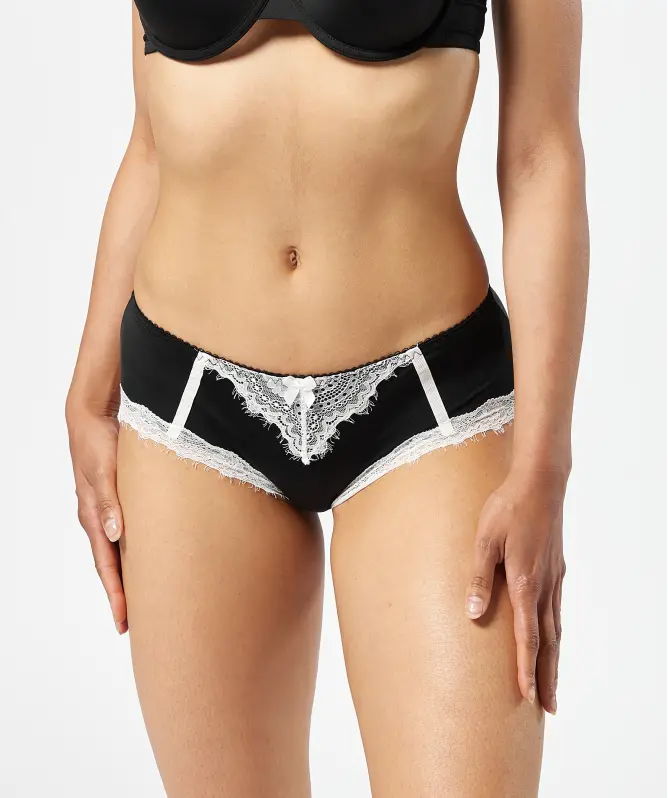 Panty mit Spitzeneinsatz