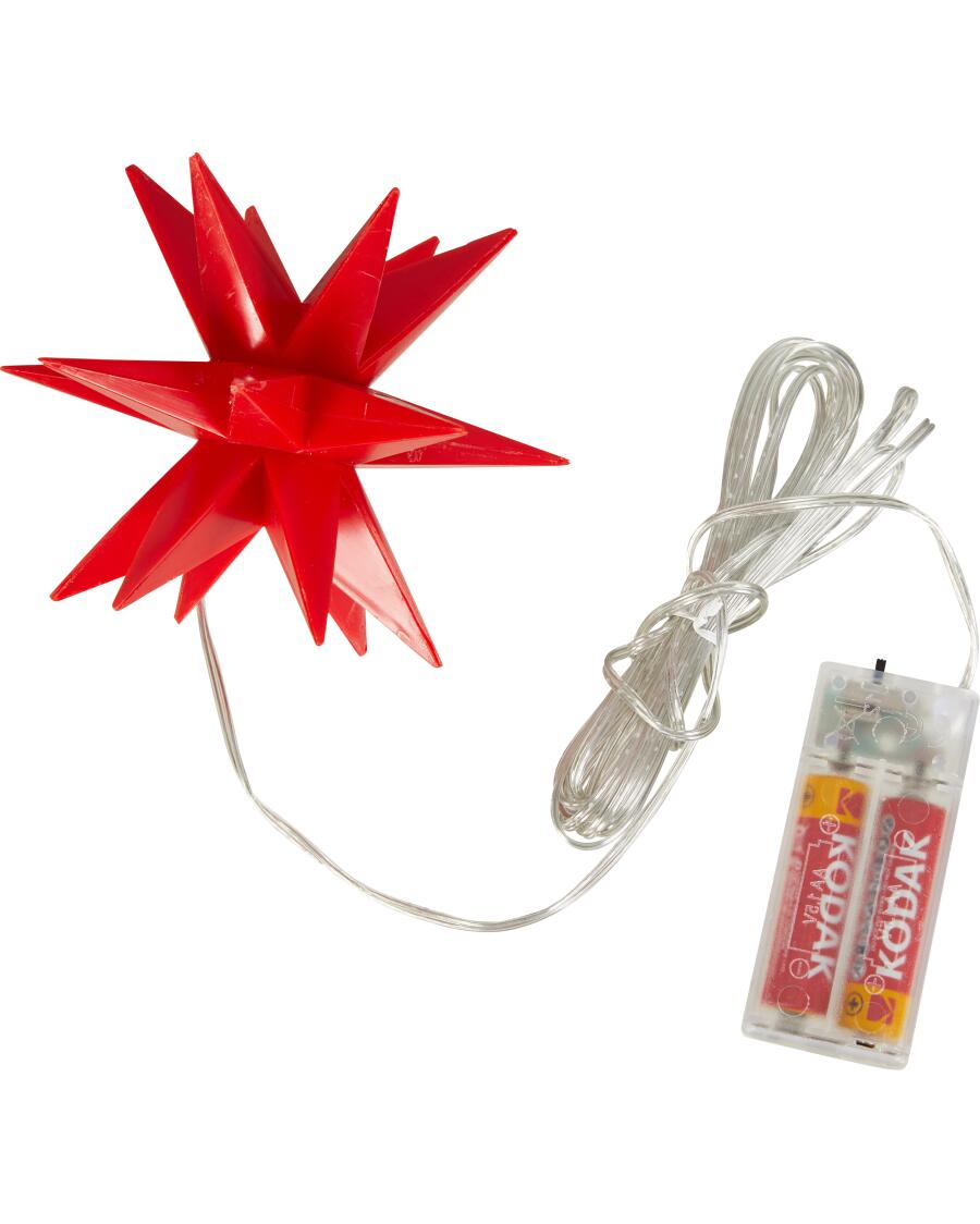 LED-Stern Weihnachten rot