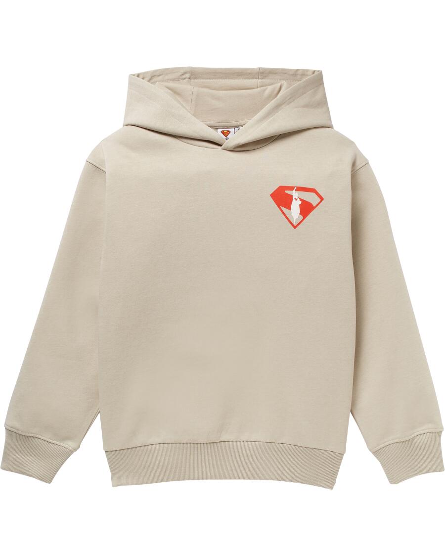 Sweter z motywem Supermana jasnobrązowy