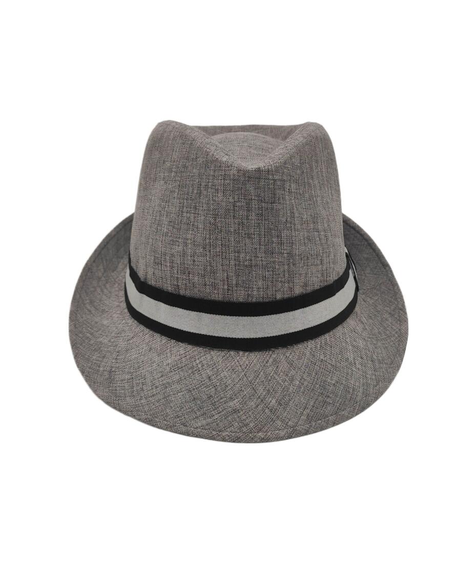 Fedora-stijl hoed grijs