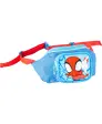 blauw met patroon