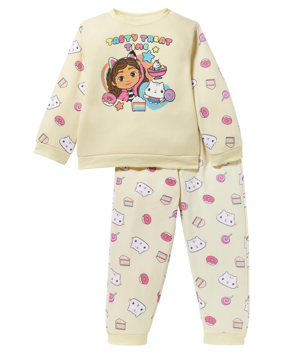 Gabby's Dollhouse Jogginganzug hellgelb