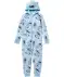 Licentie fleece onesie lichtturquoise