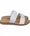 Sandalen mit Strasssteinen weiß