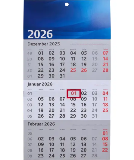 Wandkalender 2026