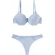 Push-up podprsenka + tanga světle modré