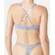 Push-up podprsenka + tanga světle modré