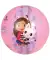 Gabby's Dollhouse strandbal pink/lila