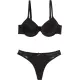 Push-up-BH + String in Schwarz