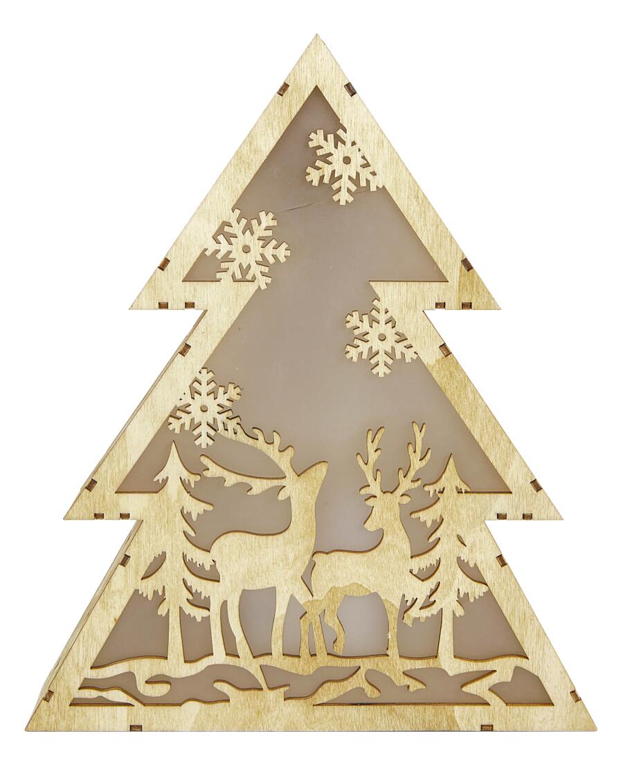 LED-Tanne Weihnachten braun