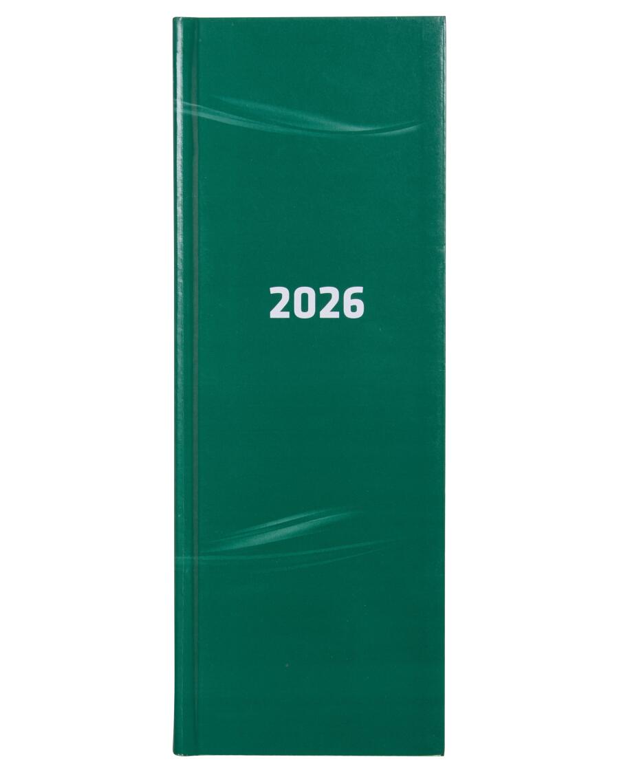 Kalender Vormerkbuch 2026 smaragdgrün