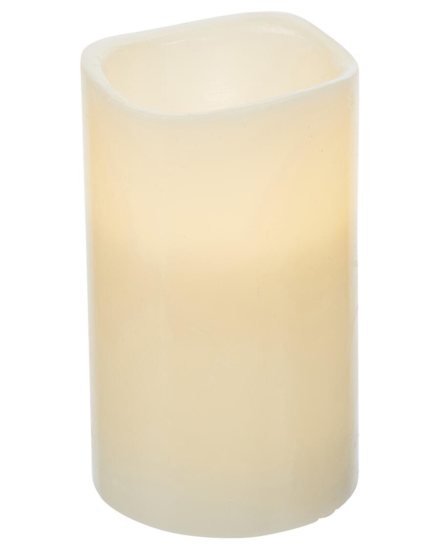 Vánoční LED svíčka krémová