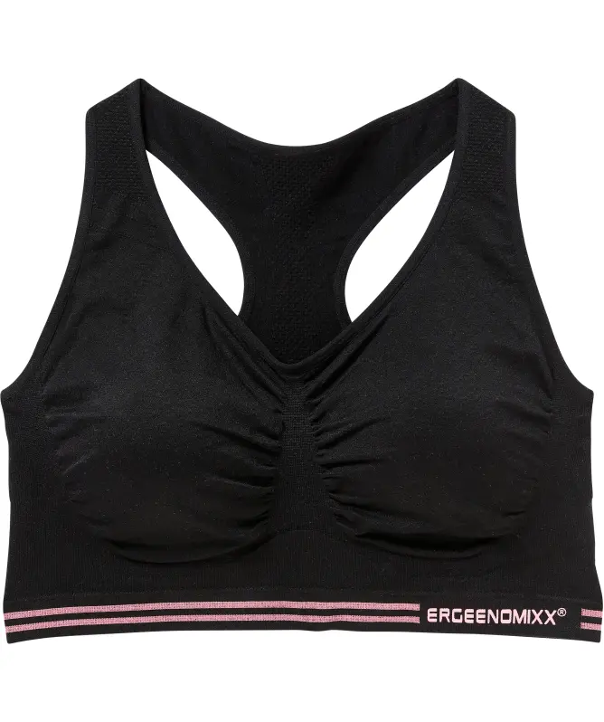 Sport-Bustier mit V-Ausschnitt