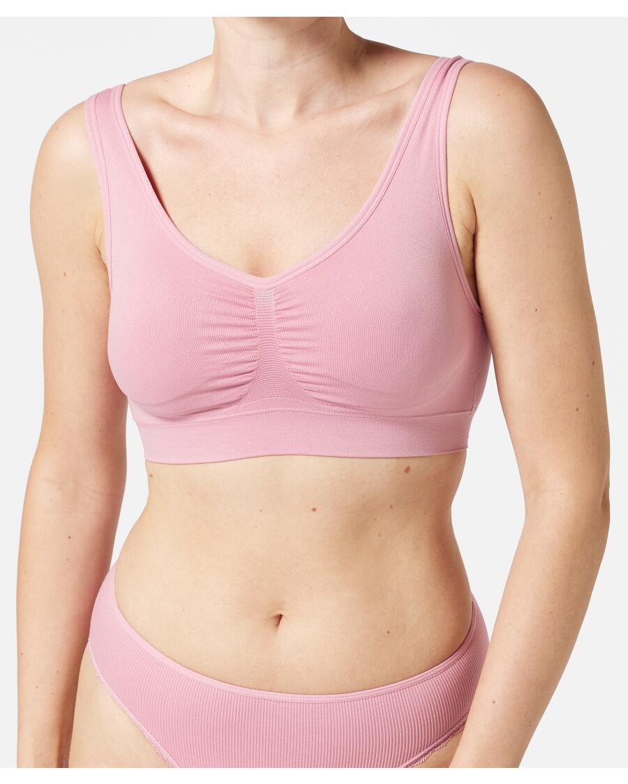 Nahtloses Bustier altrosa