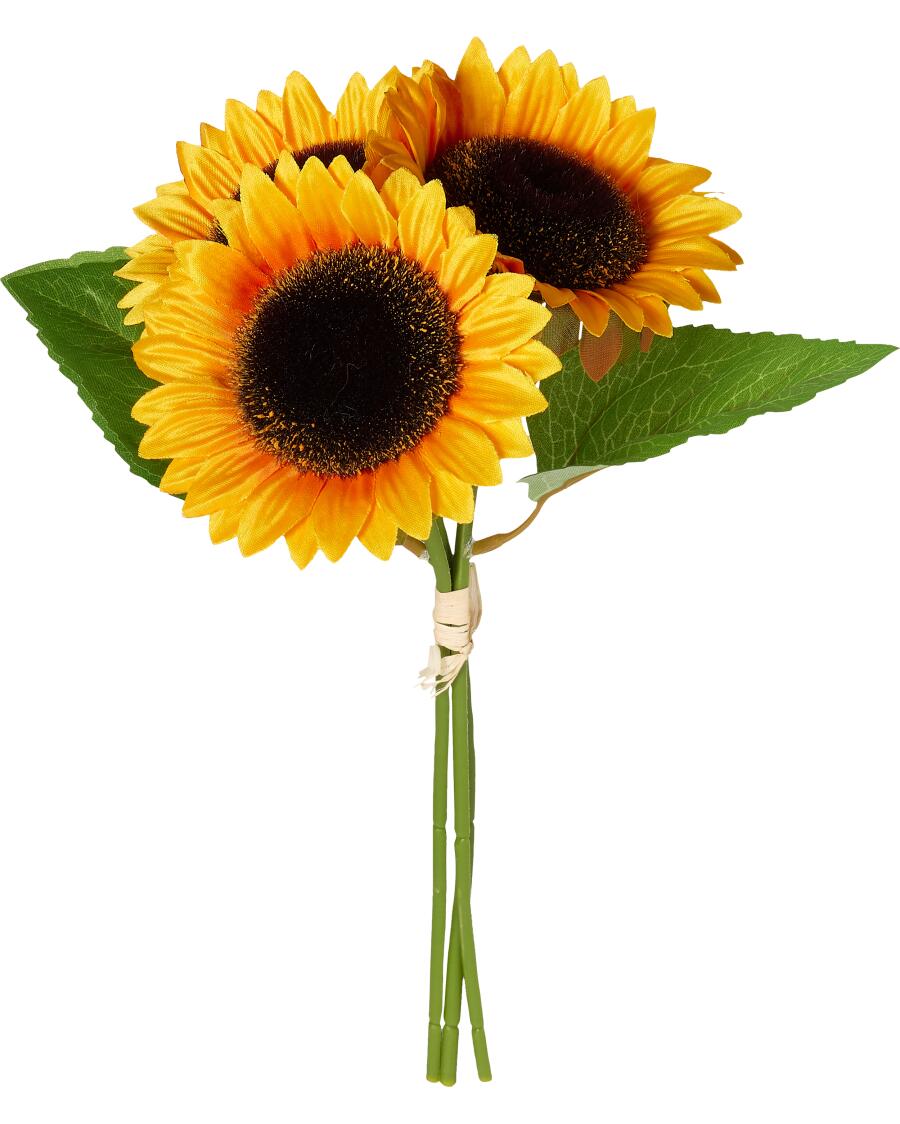 Kunstblumenstrauß gelb