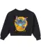 Stitch sweatshirt halloween zwart