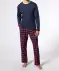 Pyjama donkerrood