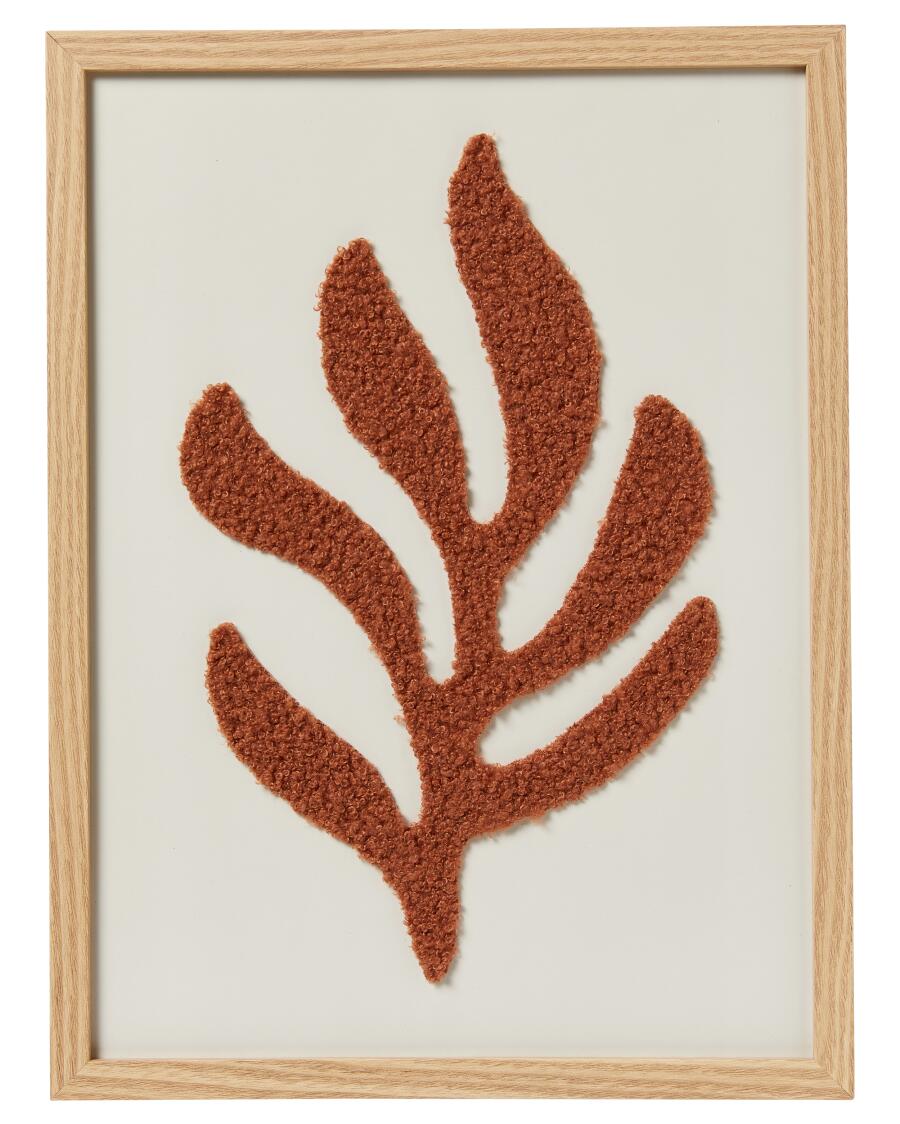 Wandbild Teddyfell braun