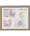 Bilderrahmen für Babyfotos braun