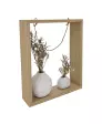 Frame met twee vazen