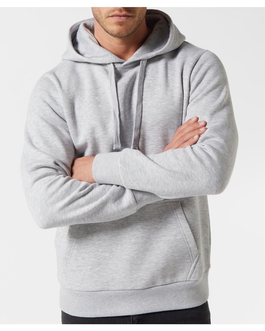 Basic Sweatshirt grau melange