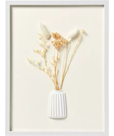 Wandbild Trockenblumen