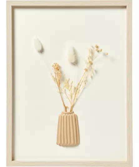 Wandbild Trockenblumen