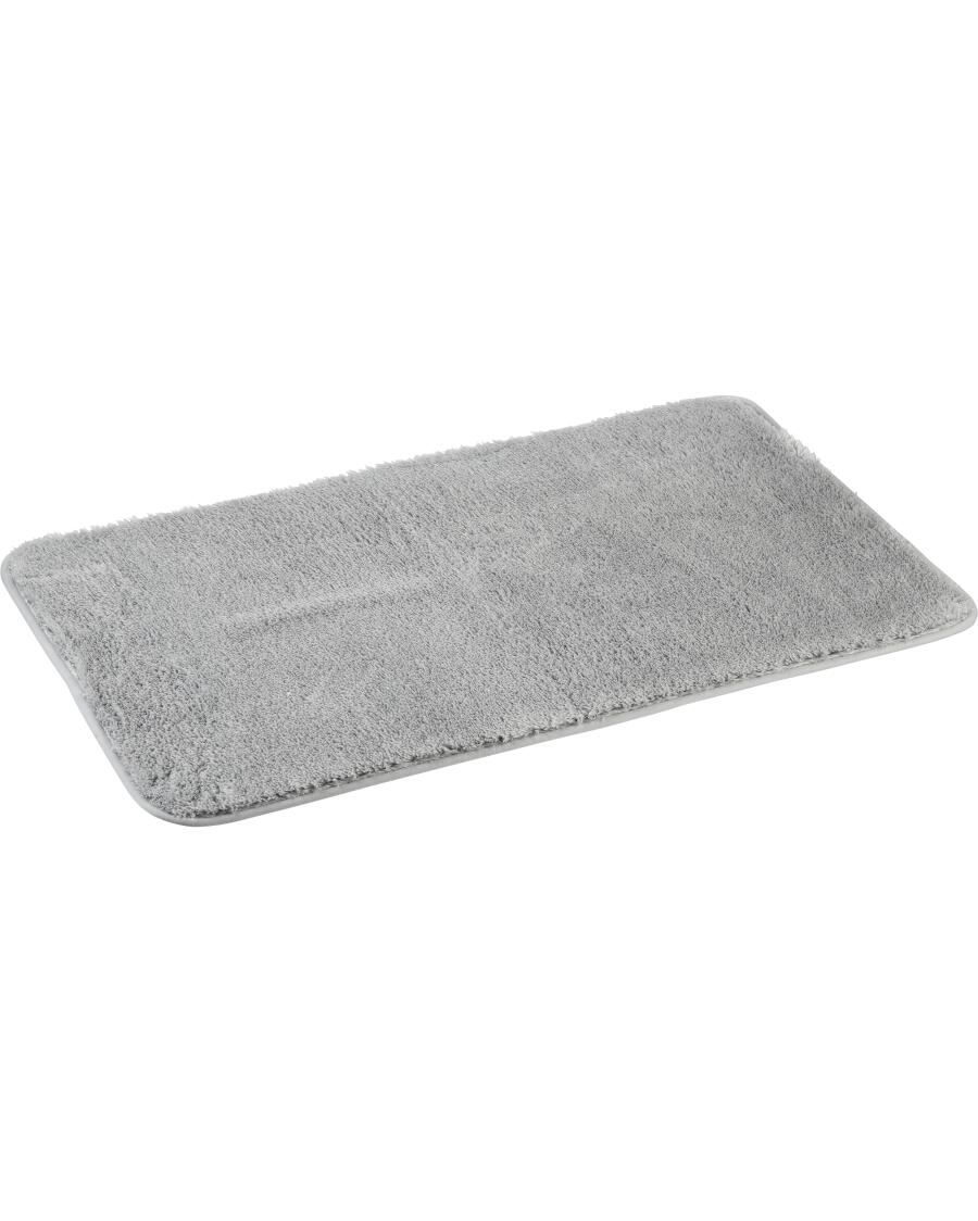 Hochflor-Badematte hellgrau